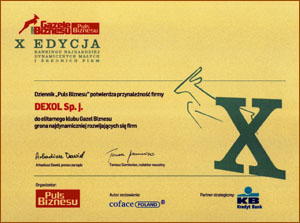 dexol gazele biznesu 2009