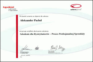 dexol certyfikat mobil PPS 2006 OP